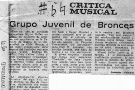 Crítica Musical Grupo Juvenil de Bronces