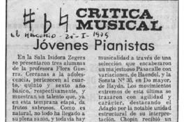 Crítica Musical Jóvenes Pianistas