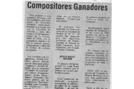 Compositores Ganadores