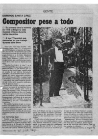 compositor pese a todo Domingo Santa Cruz