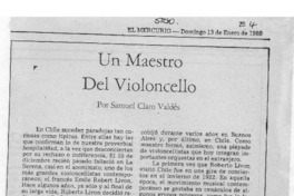 Un maestro del violoncello