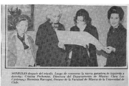 "La música es parte de mi vida" Dice ganadora de concurso Rosita Renard