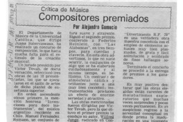 Compositores premiados Crítica de música