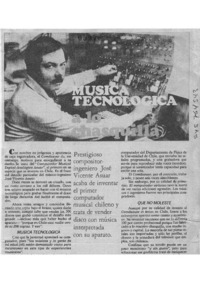 Música Tecnológica A lo chasquilla