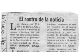 El rostro de la noticia