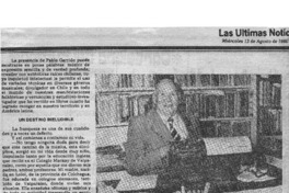 Un humanista en nuestra música Pablo Garrido