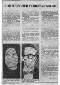 Edith Fischer y Orrego Salas