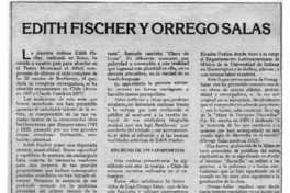 Edith Fischer y Orrego Salas