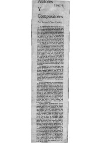 Autores y Compositores