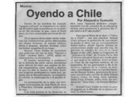 Oyendo a Chile