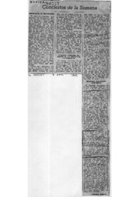 Conciertos de la semana