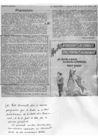 Pianistas Crítica Musical