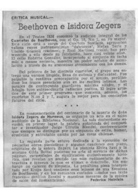 Conciertos Crítica Musical