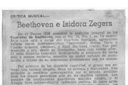 Conciertos Crítica Musical