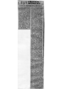 Cuarteto Instrumental Británico Crítica Musical