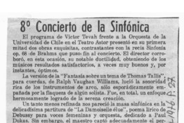 8° concierto de la Sinfónica Crítica Musical