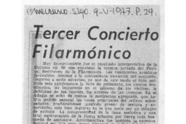 Tercer concierto filarmónico Crítica Musical