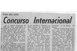 Viña del Mar Concurso Internacional