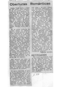Oberturas Románticas