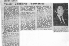 Tercer Concierto Filarmónico Crítica Musical
