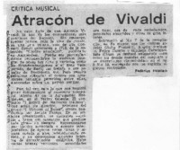 Atracón de Vivaldi Crítica Musical
