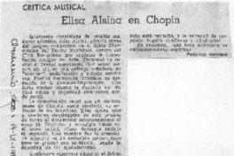 Elisa Elsina en Chopin Crítica Musical