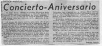Concierto-Aniversario Crítica Musical