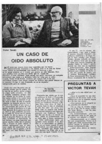 Un Caso de Oido Abso Víctor Tevah