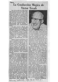 La Conducción Mágica de Víctor Tevah Figuras