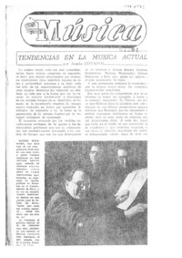 Tendencias en la música actual