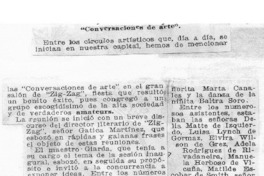 Conversaciones de arte