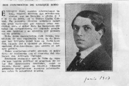 Dos conciertos de Enrique Soro