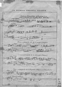 La primera Sinfonía Chilena