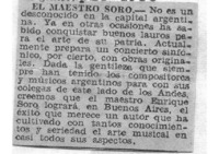 El Maestro Soro