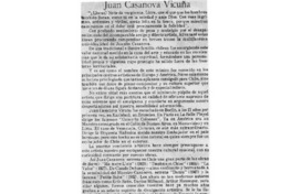 Juan Casanova Vicuña
