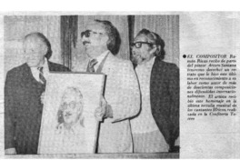 El compositor Ramón Rivas ...