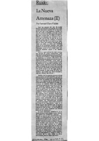 Ruido: La Nueva Amenaza (II)