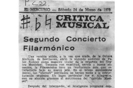 Crítica Musical Segundo Concierto Filarmónico
