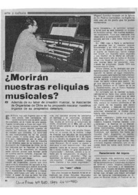 ¿Morirán nuestras reliquias musicales?