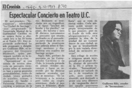 Espectacular concierto en Teatro UC