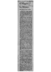 O'Higgins y la música