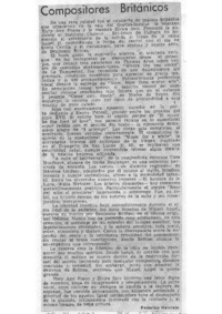 Compositores Británicos