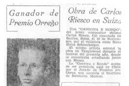 Ganador de Premio Orrego Juan Leman Cazabón