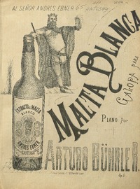 Malta Blanca galopa para piano[música] : Arturo Buhrle R.