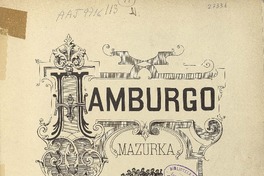 Hamburgo mazurca arreglada para piano [música] : por la Estudiantina española Fígaro.