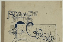 Las cadenas canción para canto y guitarra [música] : Francisco Calderón ; reducción de Antonio Alba.