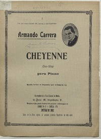 Cheyenne one step para piano [música] : Armando Carrera.