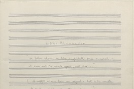 A false alarm on the nightbell once answered it can not be made good, not ever. ballet in one act [microforma] : Leni Alexander.