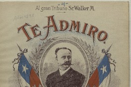 Te admiro gran valse para piano [música] : por Rodolfo Lucero V.