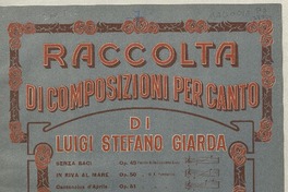 Bacio morto para piano [música] : versi di Ada Negri ; Luigi Stefano Giarda.